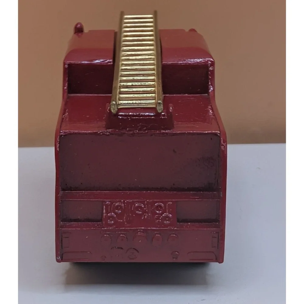 Vintage Matchbox Series 9 Fire Truck Lesney Diecast Red Made in England with Box